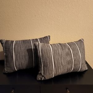 14×20 stripe pattern throw pillows hearth and hand with magnolia.     Set of 2